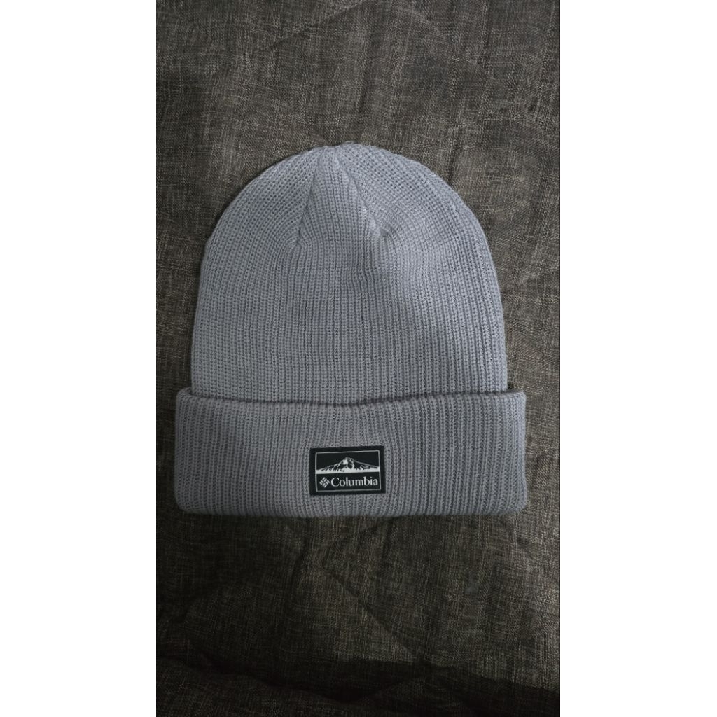 Beanie Hat Columbia Original warna Abu