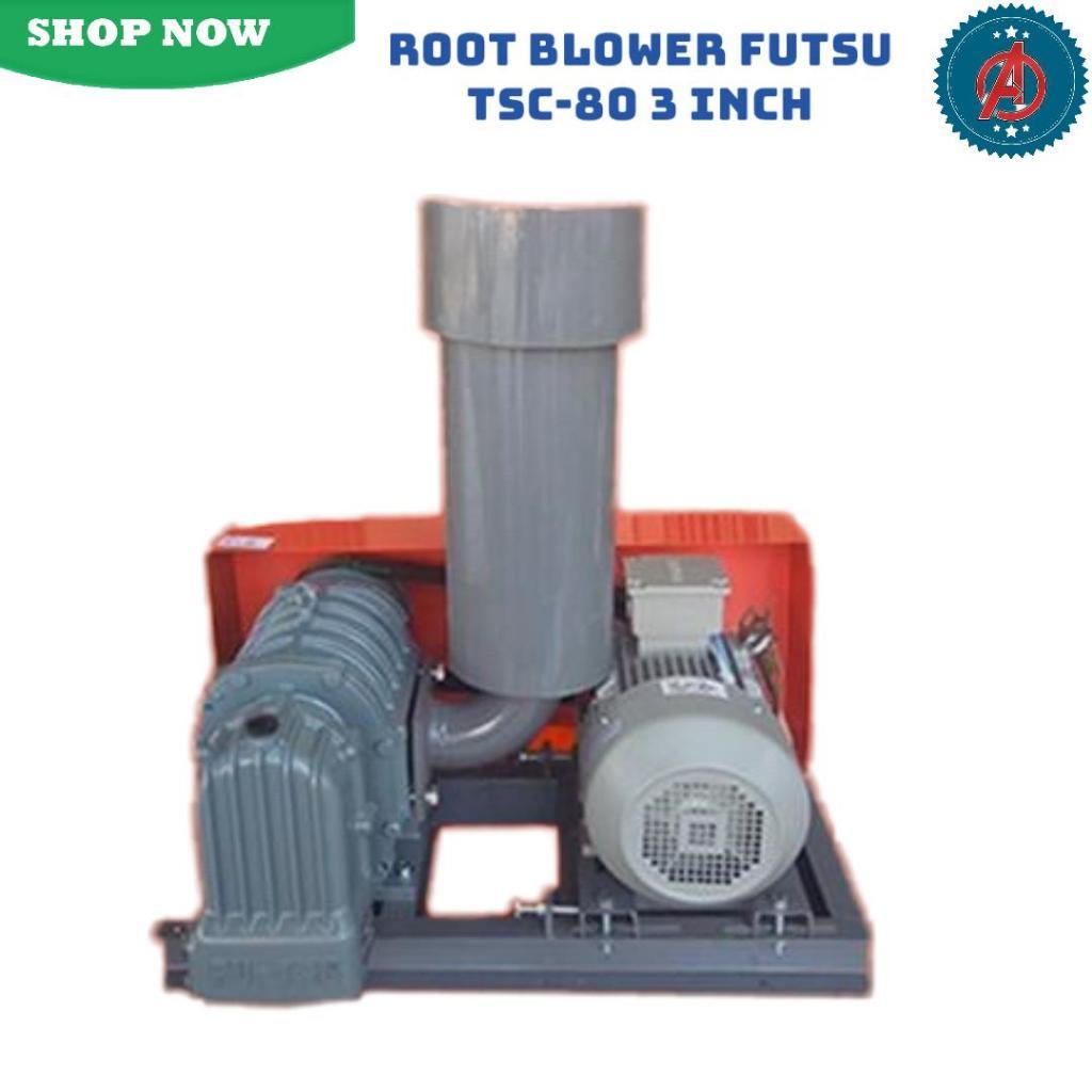 Root Blower Futsu TSC - 80 3Inch Complete with Dinamo / Motor Siemens IE1