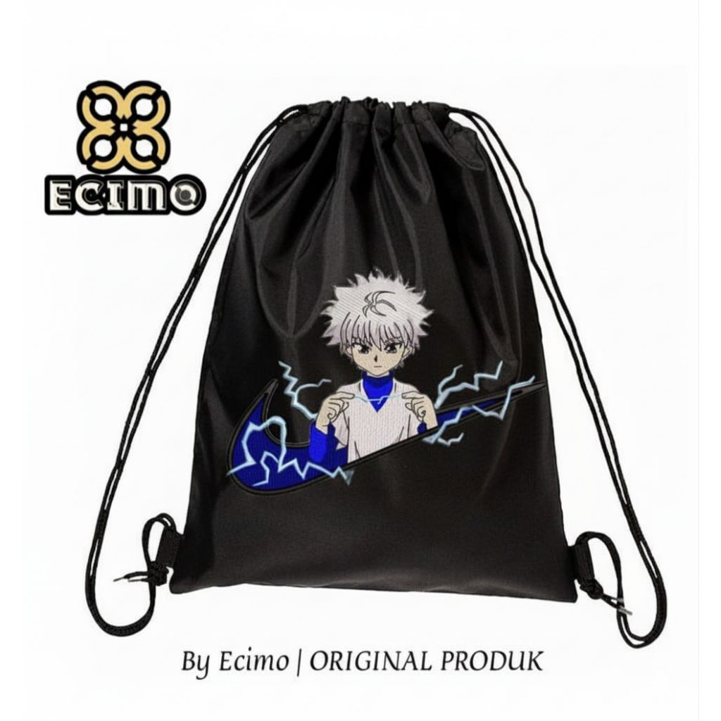 Tas Serut Sablon Tas Futsal Stringbag Anti Air