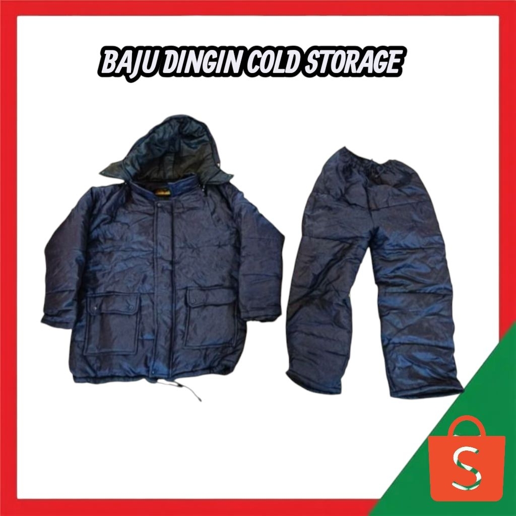 Baju Dingin cold stroge/jacket cold storage dingin, setelan jaket tahan suhu dingin Termurah/Jaket C