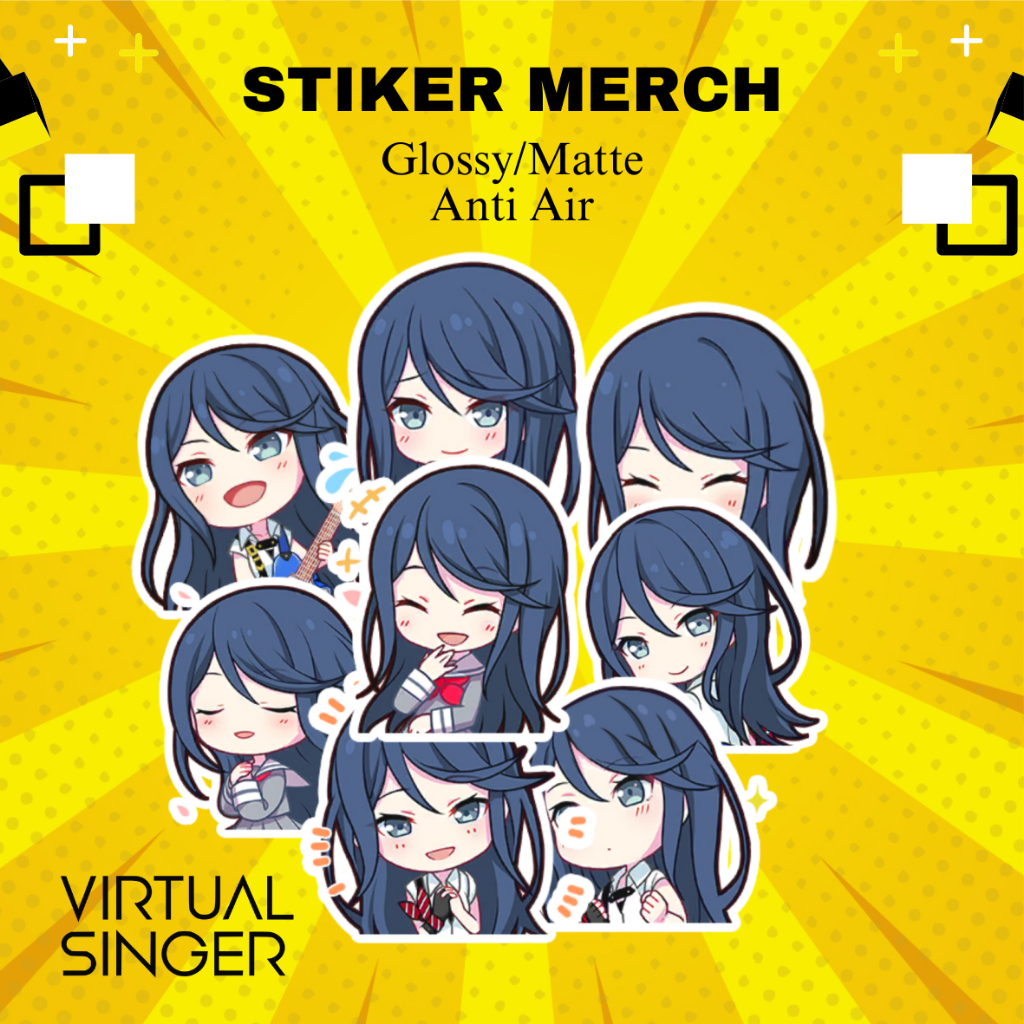 STIKER HOSHINO ICHIKA PROJECT SEKAI | STICKER MERCH ICHIKA PROSEKA VINYL GLOSSY ANTI AIR
