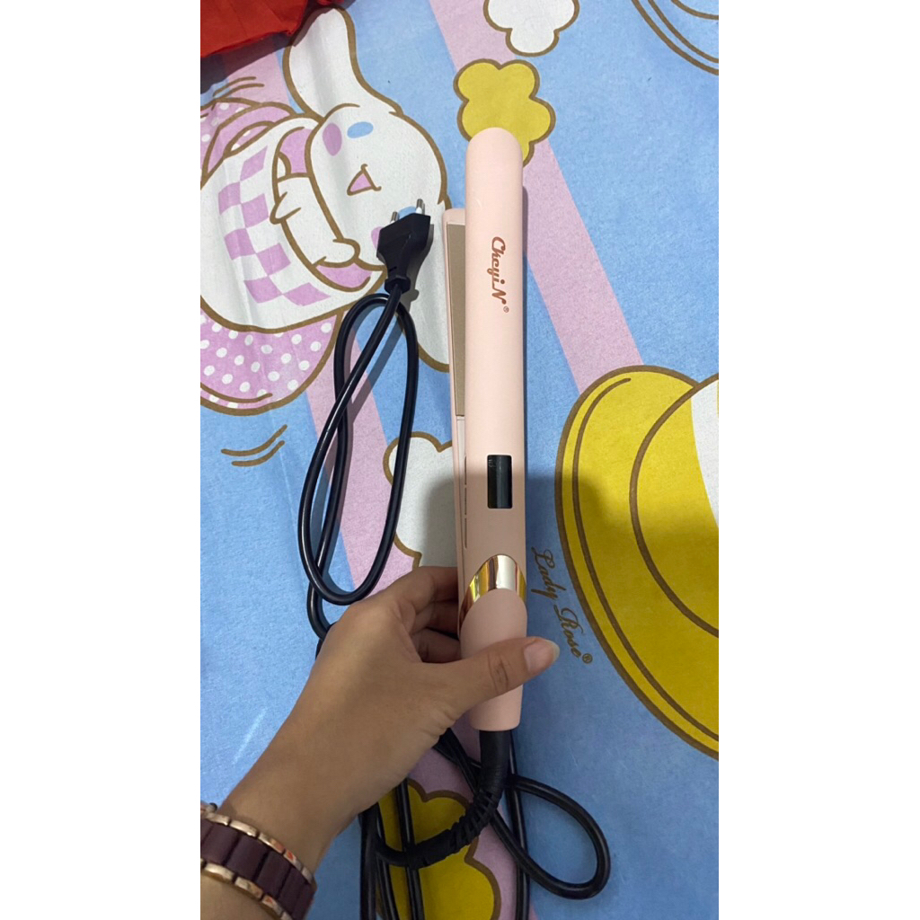 Catokan CkeyiN 2 In 1 LCD Layar Hair Straightener