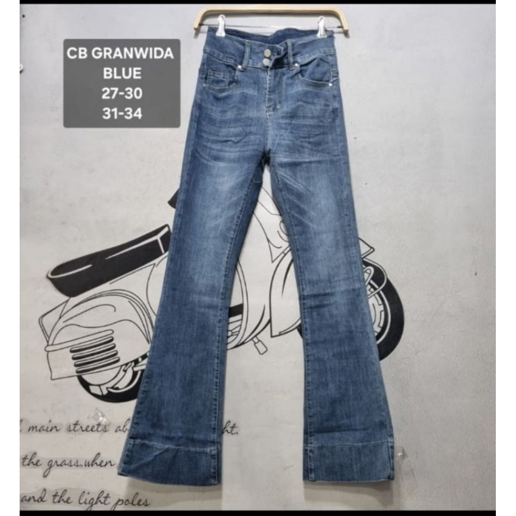 NEW CELANA WANITA MODEL HAIGWAIST (HW) CUTBRAY JESSI DOLCE LITE GREY WOSH DAN CUTBRAY 7/9 NINE ONE, 