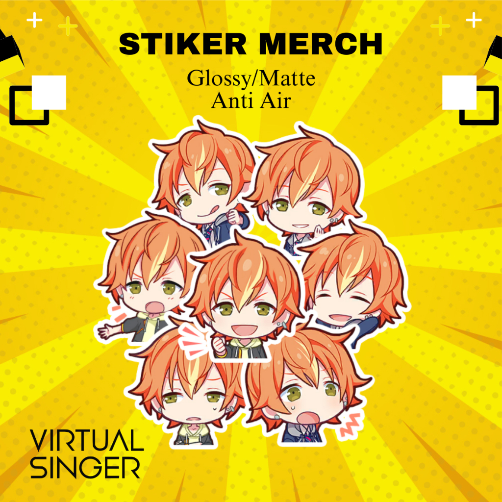 STIKER SHINONOME AKITO PROJECT SEKAI | STICKER AKITO PROSEKA VINYL GLOSSY ANTI AIR