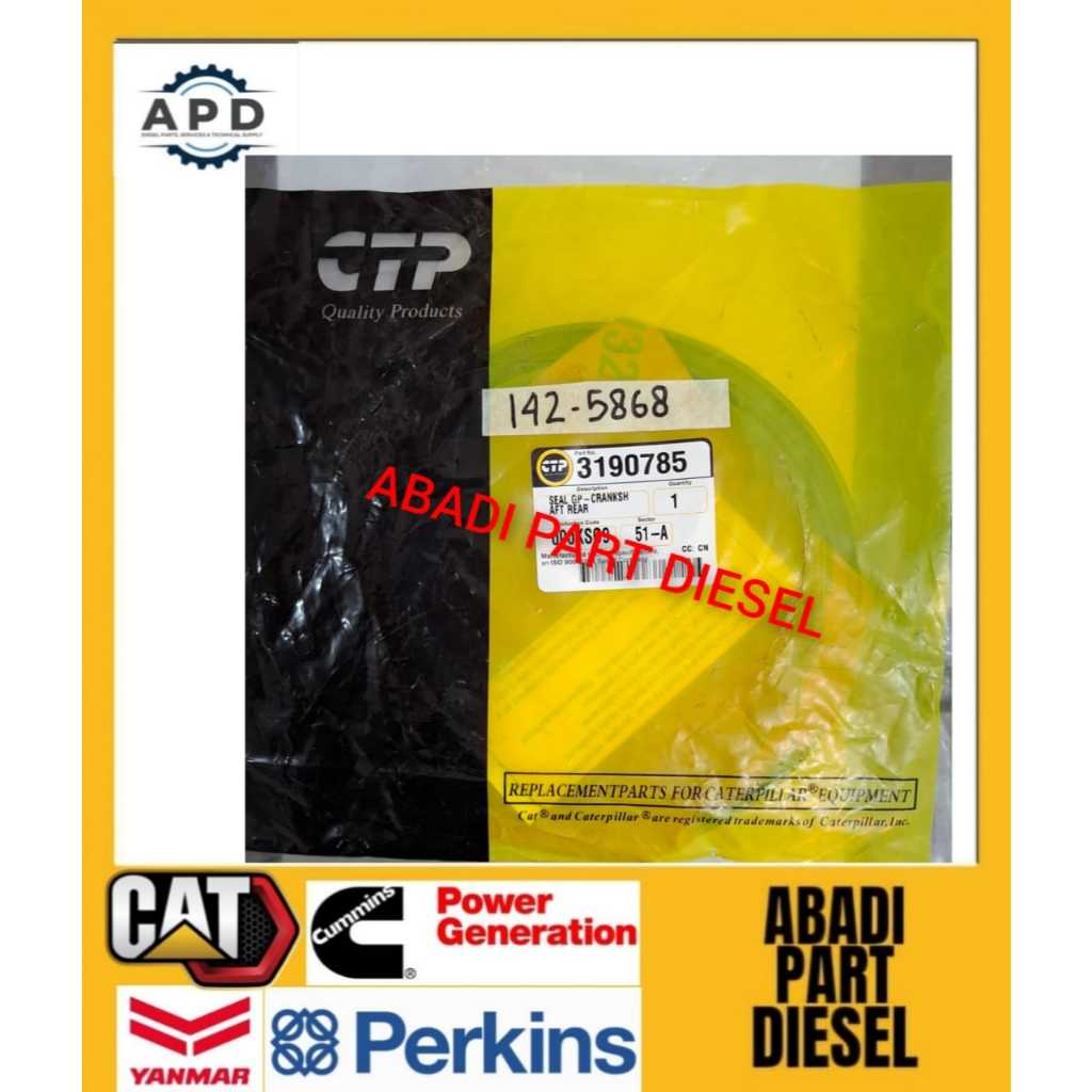 142-5868 / 1425868 / 319-0785 / 3190785 SEAL GP CRANKSHAFT REAR CTP USA CATERPILLAR