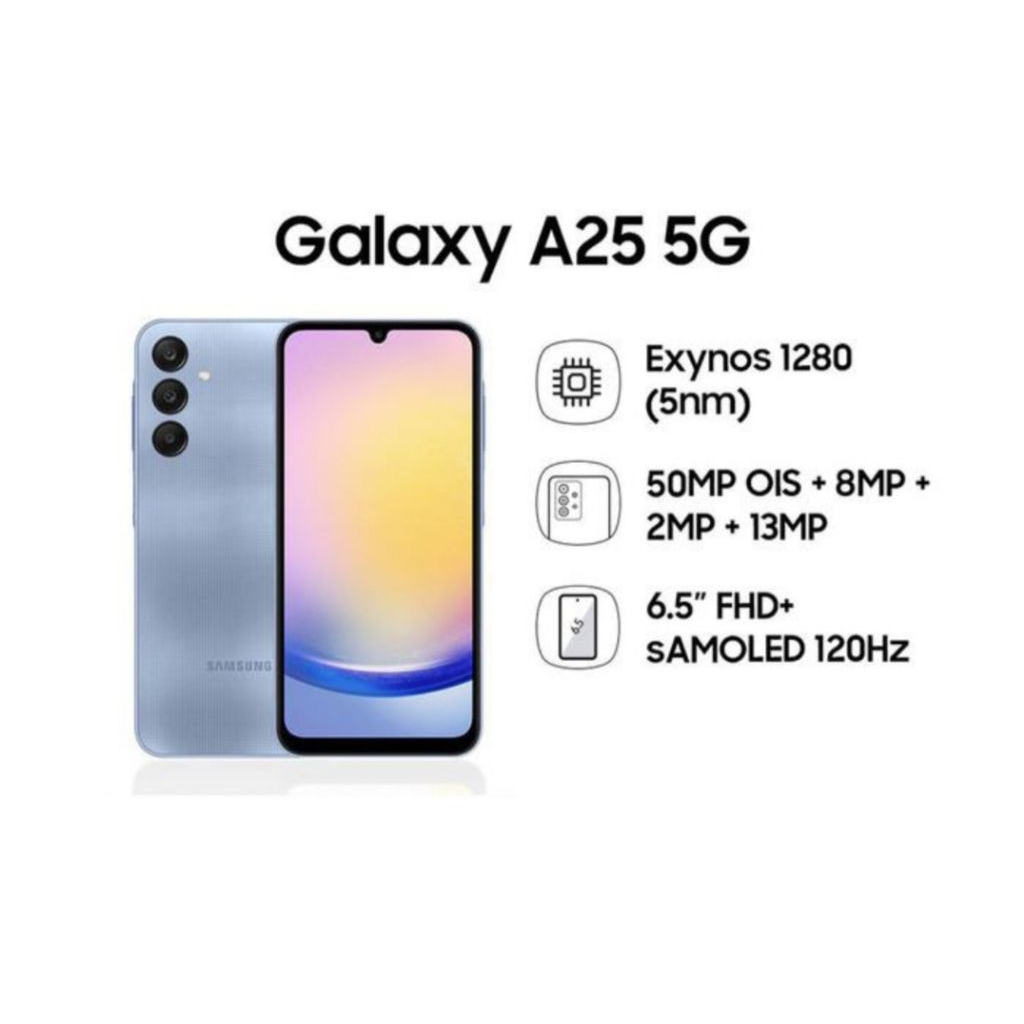 HP SAMSUNG GALAXY A25 5G 8/256 GB - SAMSUNG A25 5G RAM 8GB ROM 256GB GARANSI RESMI