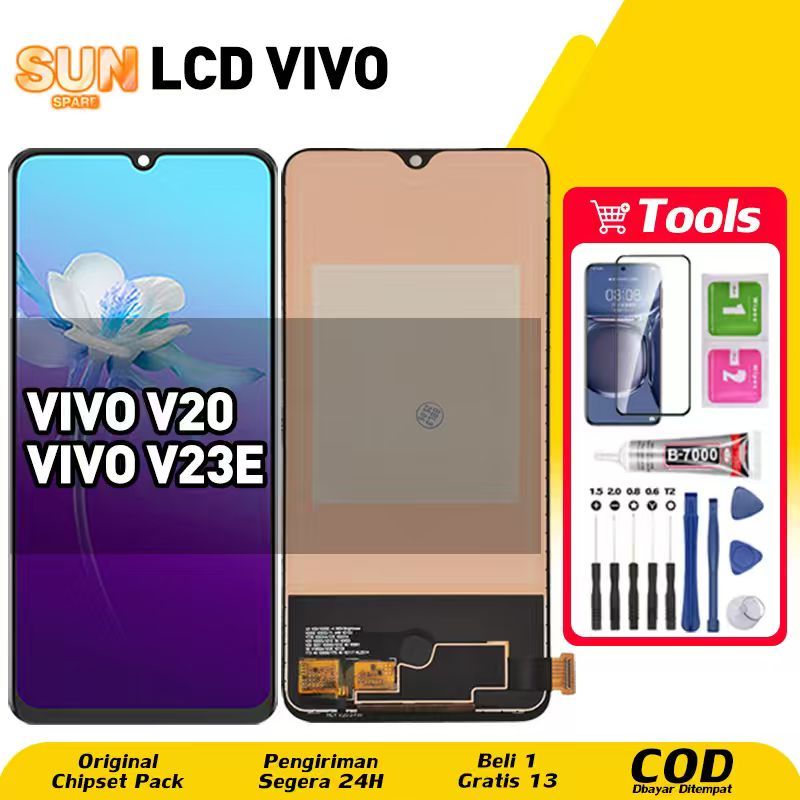 Original For LCD  VIVO V20 LCD VIVO V23E asli hp layar lcd anti blue light HD HOT SALE Kualitas Terb