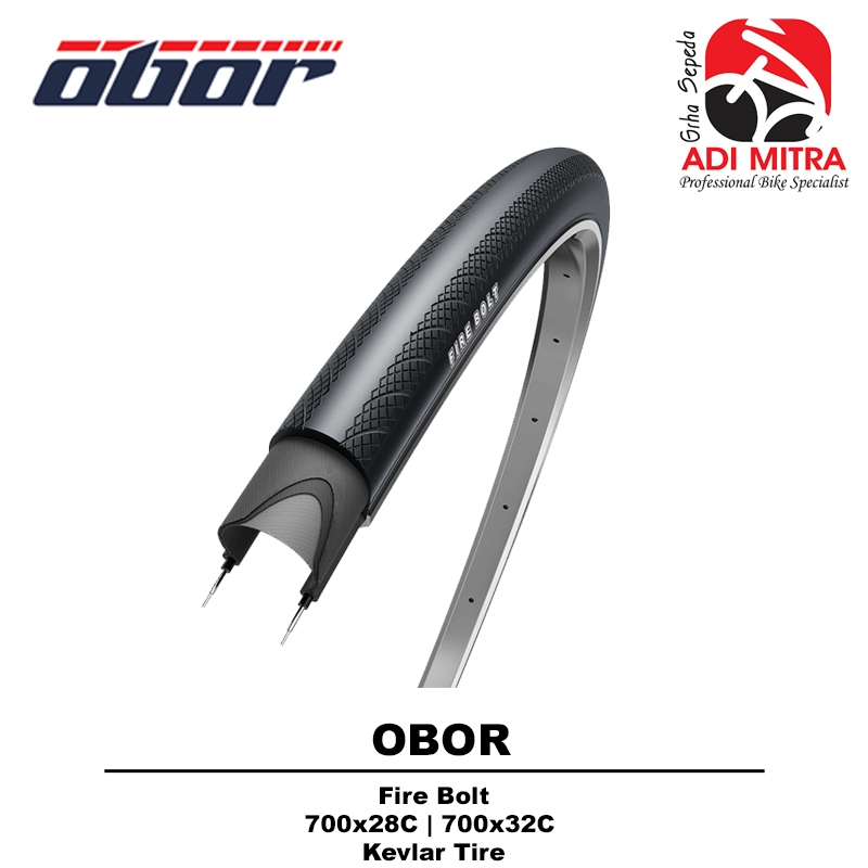 Obor Fire Bolt 700C Tire Kevlar | Ban Luar Sepeda