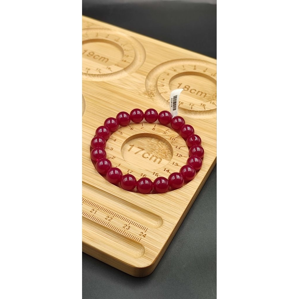 Bracelet Stone Ruby Merah Burma Gelang Batu Alam Asli Ruby Merah Burma High Quality Grade A Berserti
