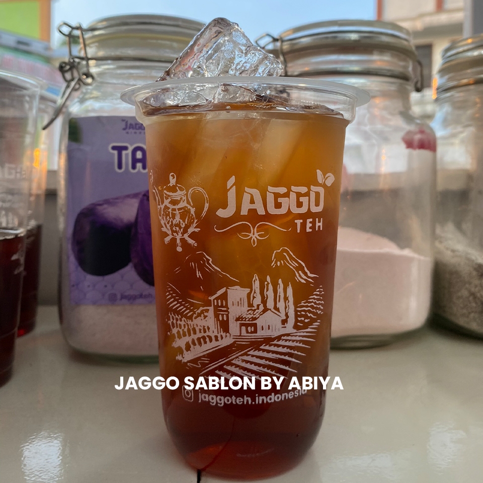 SABLON CUP - 22 OZ OVAL TIPTOP - MUDAH DISEALER - TEH DESA - CUP SABLON - TEH SOLO - TEH NUSANTARA