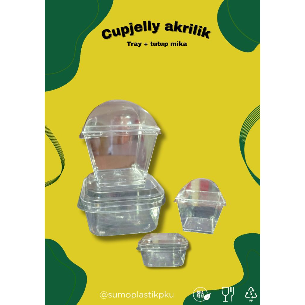 Cup Puding CH 41 / CH 7575 Akrilik / cup cake /cup kue/jelly cup /cup tiramisu