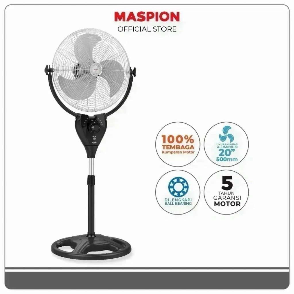 KIPAS ANGIN MASPION PW507S 20” TURBO FAN PW507 PW 507