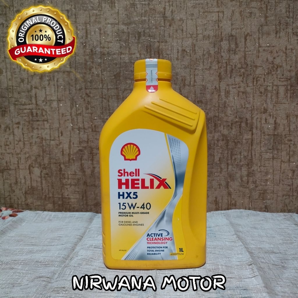 Oli Shell Helix HX5 15W-40 1 Liter Original