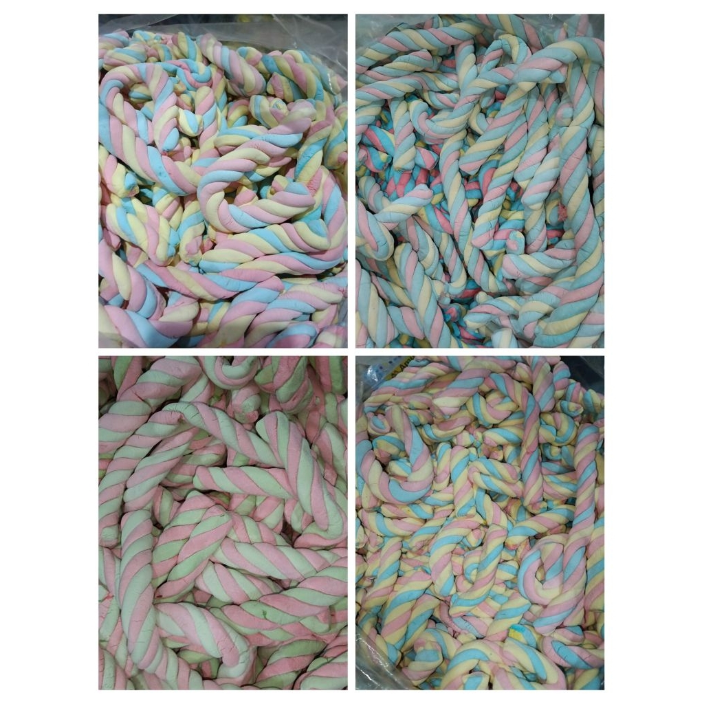 Marshmallow Tambang Warna Kiloan 500gr