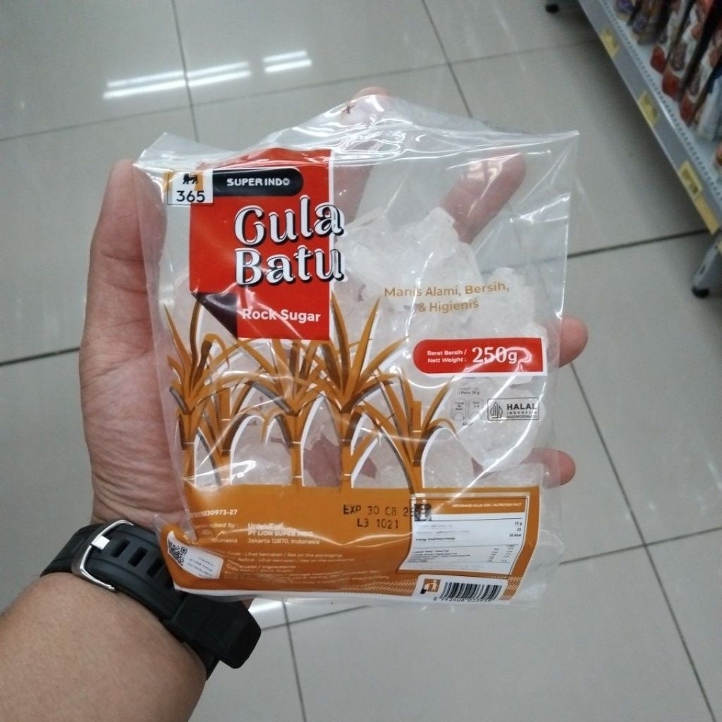 365 GULA BATU ROCK SUGAR 250 gram | SUPER INDO