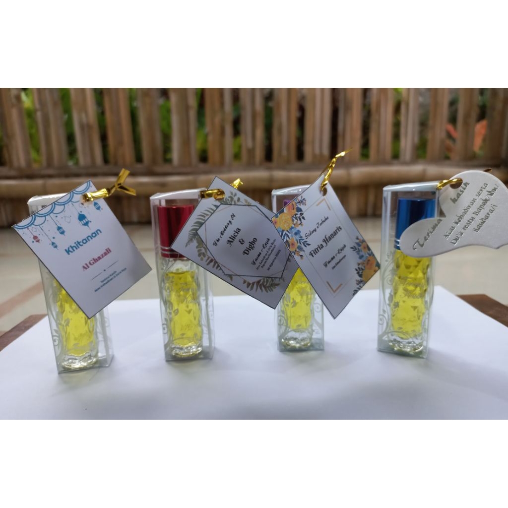 Souvenir/sovenir Pernikahan parfum roll on 7ml