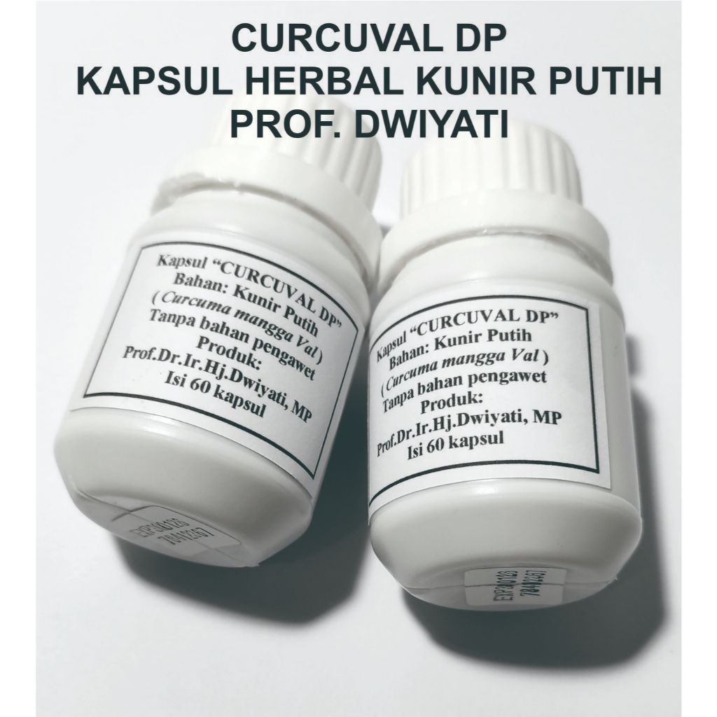 Hebal Kunir Putih CURCUVAL DP Prof Dwiyati isi 60