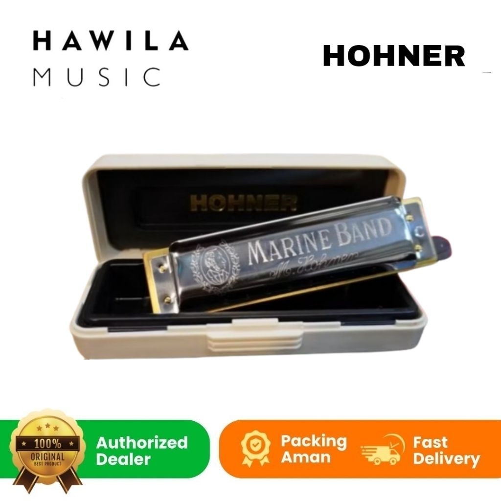 HARMONIKA harmonica MARINE BAND hohner made in Germany