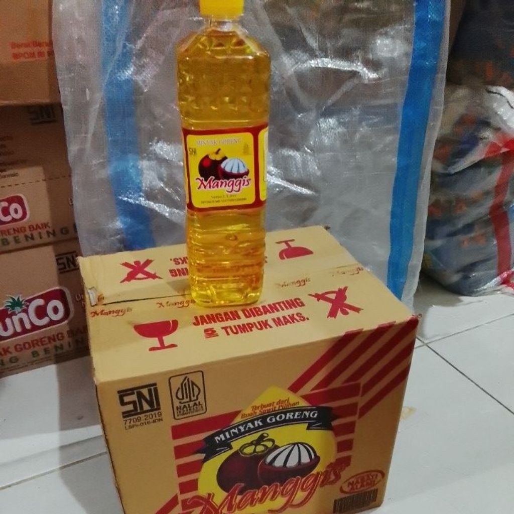 minyak goreng 1L botol cap manggis