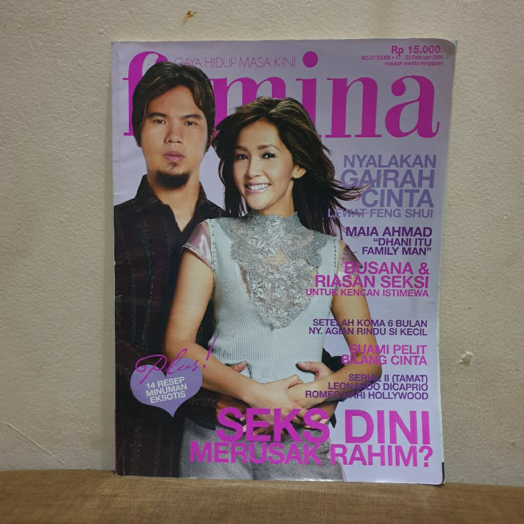 Majalah Femina cover Ahmad Dhani Dewa 19