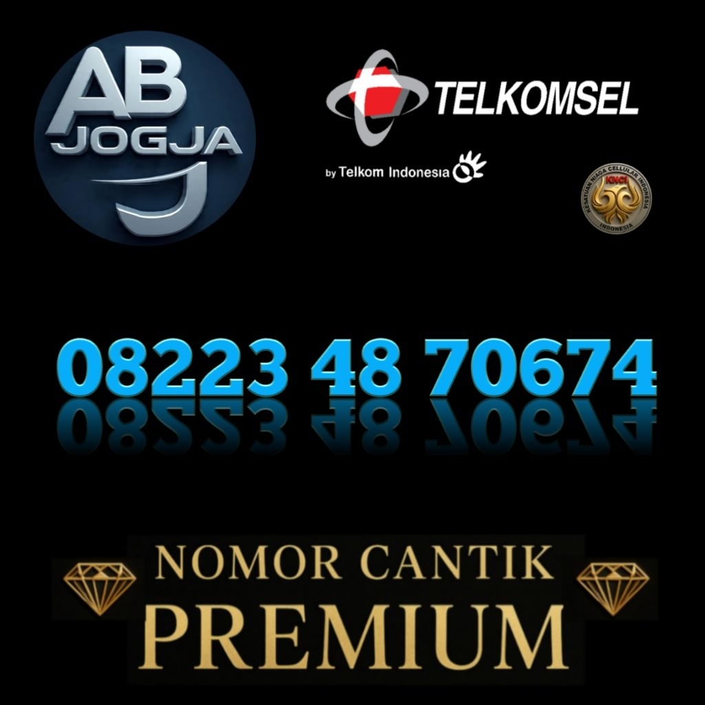 Nomor Cantik Exsclusive Varian Angka Karakter JOGJA spesial perdana Telkomsel simPATI Premium berkua