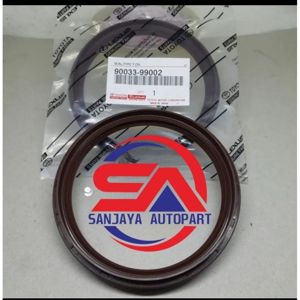 OIL SEAL CRANKSHAFT SIL KRUK AS BELAKANG TOYOTA DYNA DUTRO 125LT 125HT 130HT 90033-99002