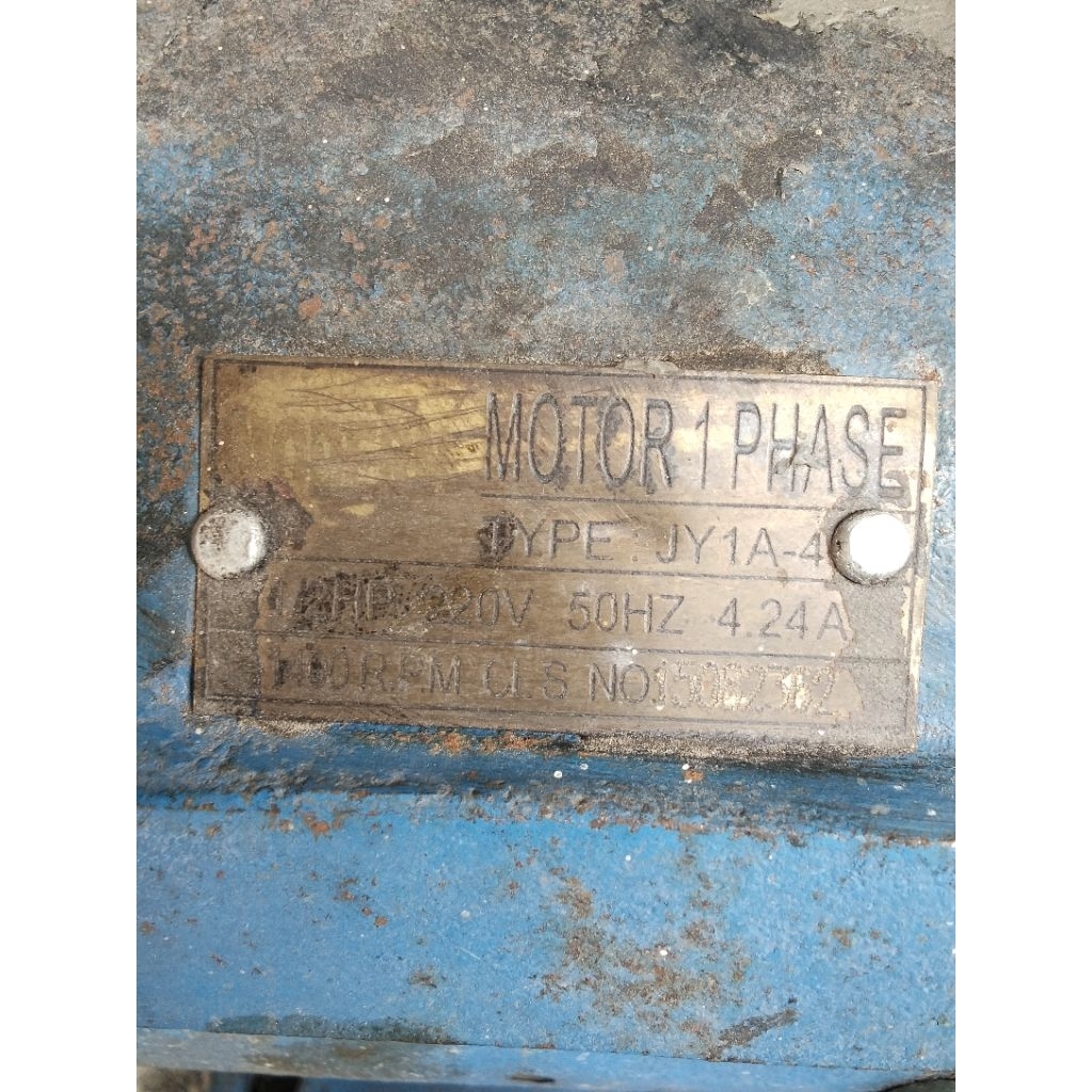 dinamo penggerak 1/2hp 1400rpm
