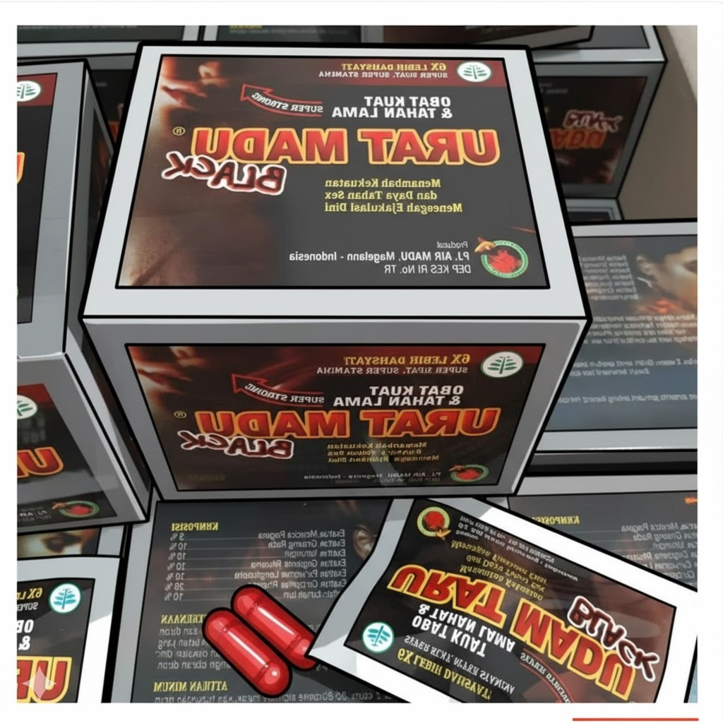 isi 10 sachet @2kapsul Black ninja uratmadu ORIGINAL