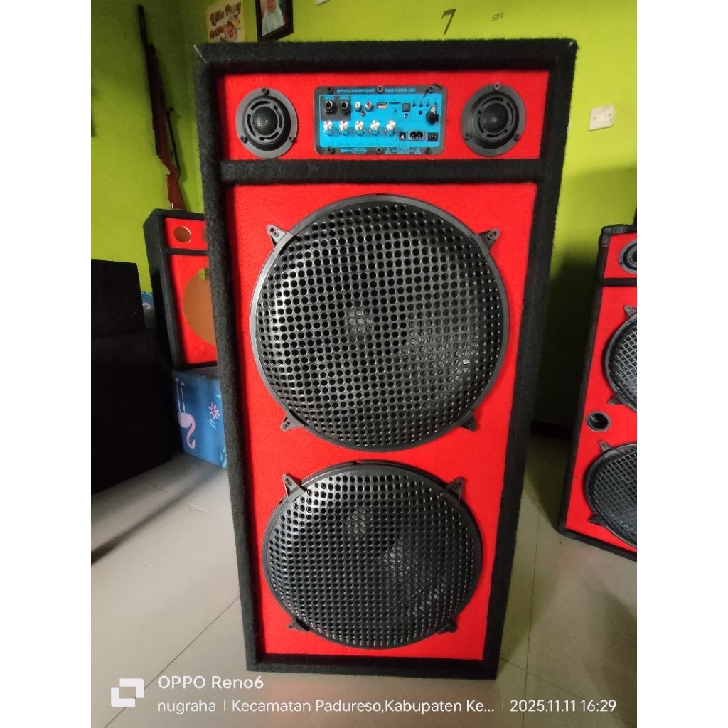 SPEAKER AKTIF 15INCH DOUBLE SPEAKER SUBBWOFER