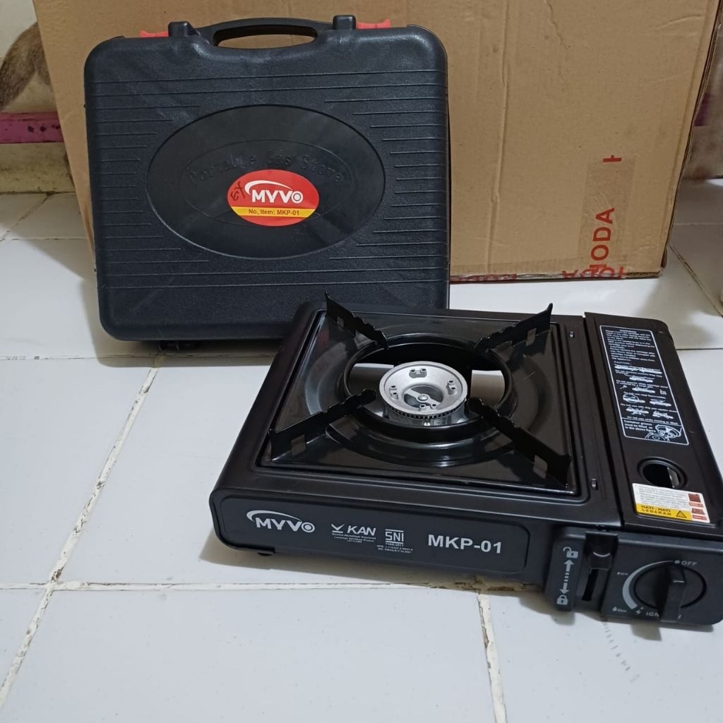 Kompor Portable 2 In 1 MYVO / Kompor Portable 1 Tungku / Kompor Portable 2 in 1 / Kompor Murah