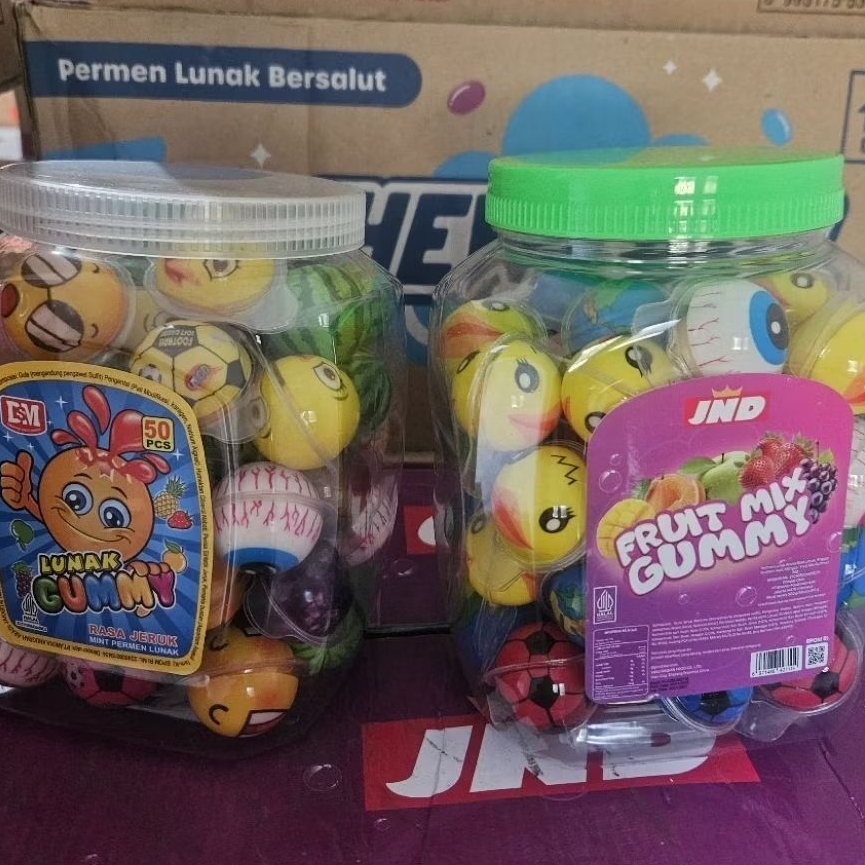 Permen Lunak Bola Mata Lunak Gummy