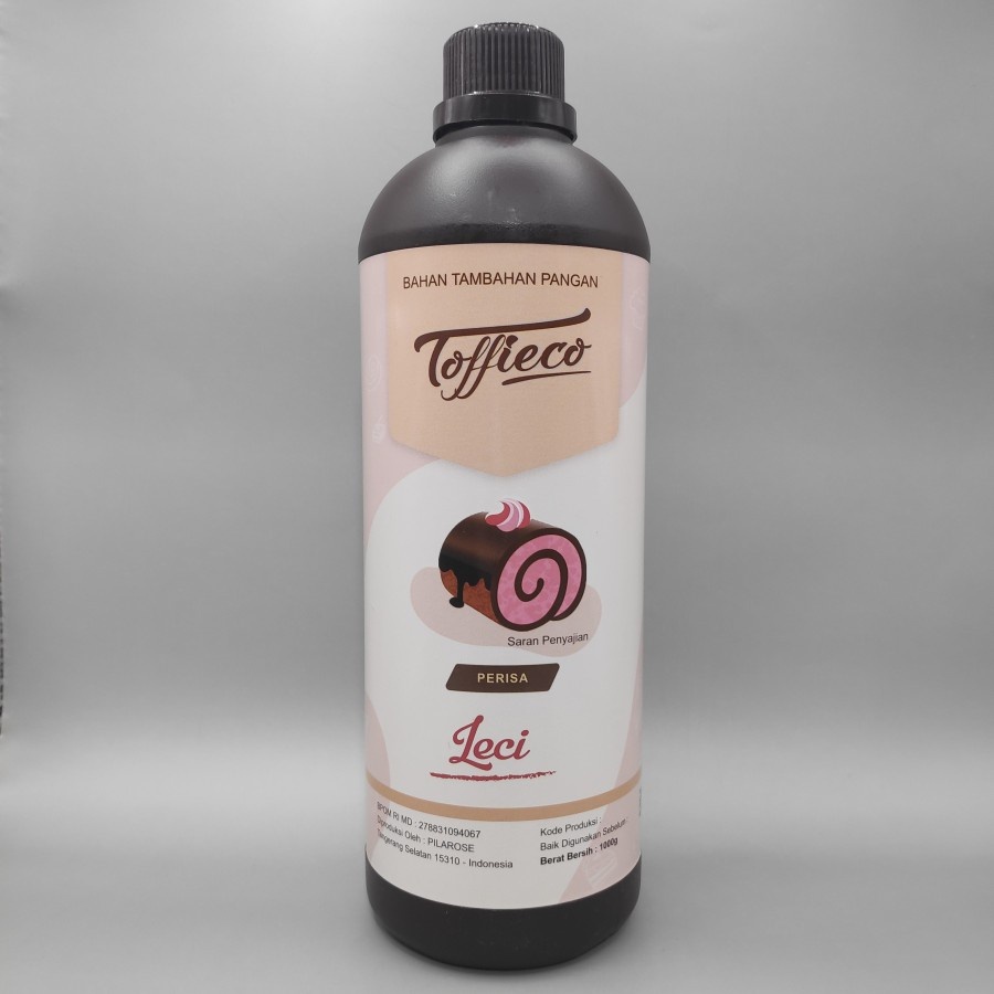 [oddsolshop] pekanbaru/Toffieco Perisa Leci 1 kg Lychee Essence Bahan Campuran Makanan Kue Cake Mix