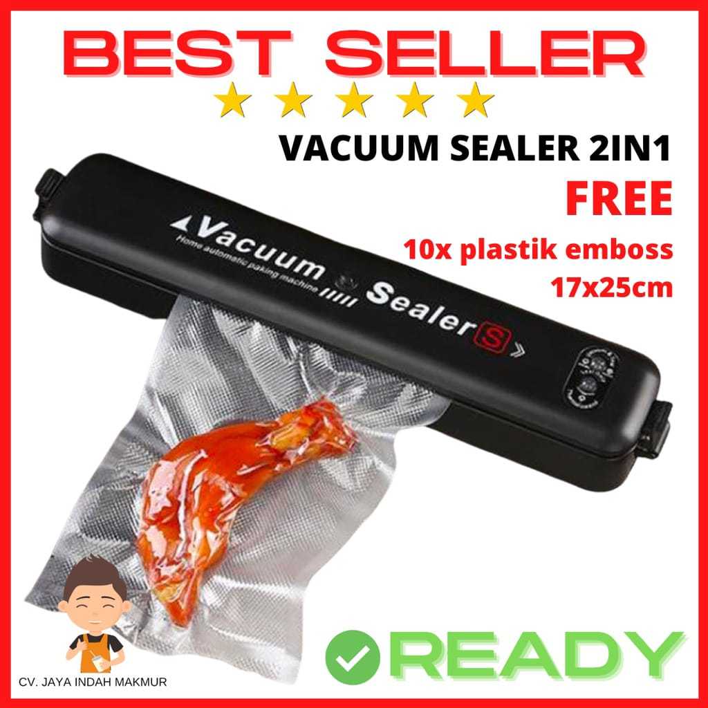 Mesin Vacuum Sealer Plastik Otomatis - Vacuum Press Makanan