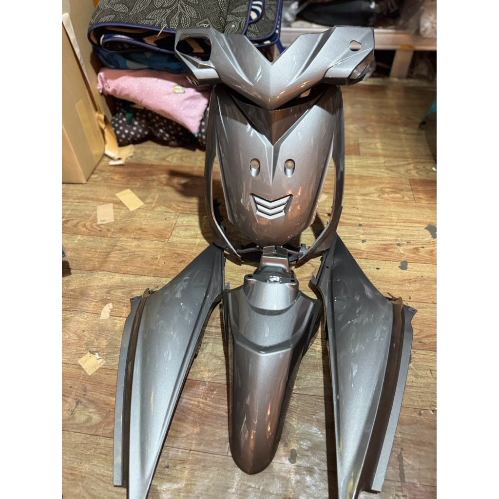 COVER FULL BODY HALUS BEAT KARBU COSTUM WARNA GREY