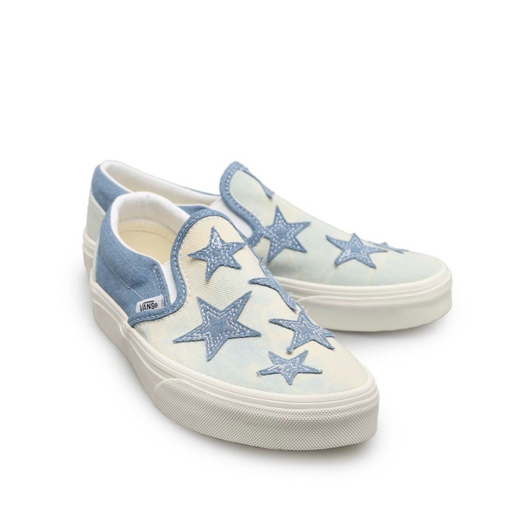 ORI NEW Vans Classic Slip-On Sepatu Sneakers Unisex - Starry Night Denim