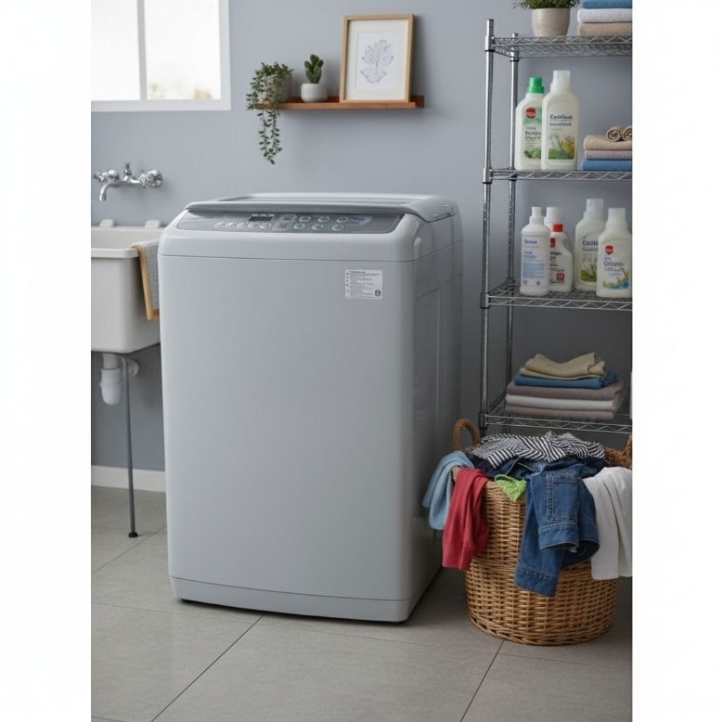 SAMSUNG MESIN CUCI 9KG 1 TABUNG WA90H4200SG SAMSUNG TOP LOADING WA 90 H 4200 SG