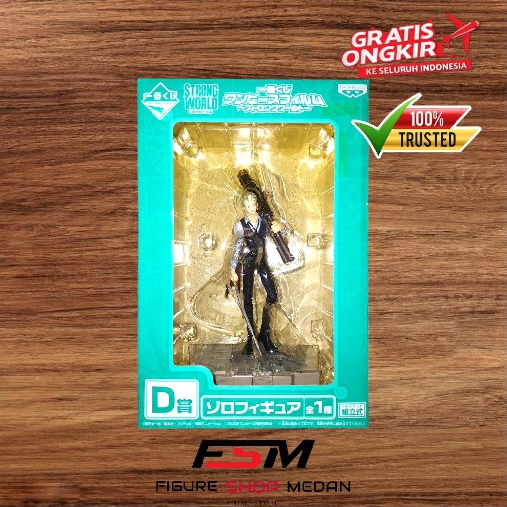 Figure Ichiban Kuji One Piece Film Strong World - Roronoa Zoro Prize D