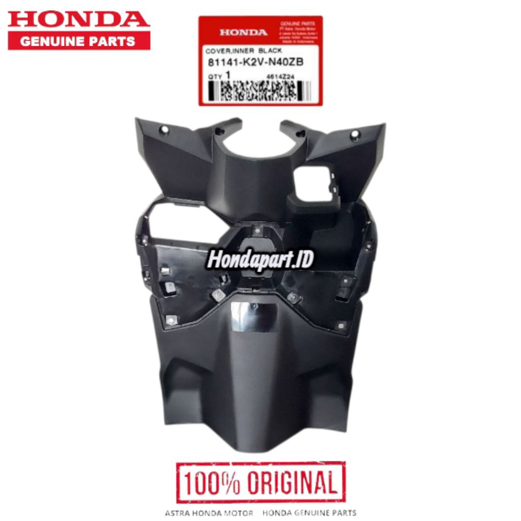 81141-K2V-N40ZB Dashboard Legshield Cover Kontak Vario 125 eSP LED New K2V Keyless Remote Original A