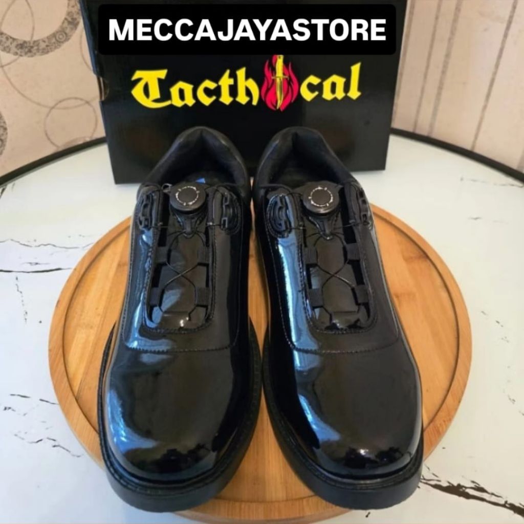 ORI BER GRANSI TERMURAH SEPATU PDH TALI PUTAR TACTICAL KULIT ASLI