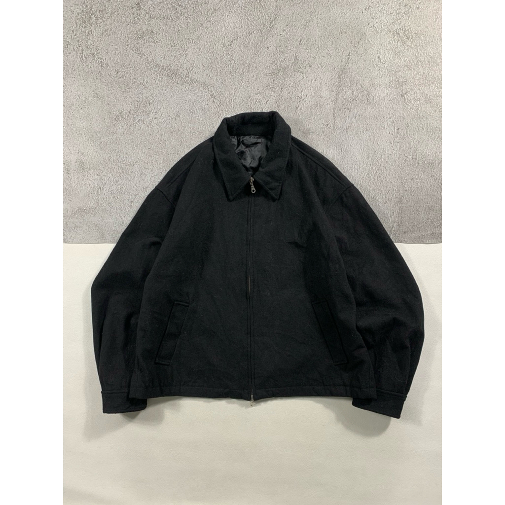 8second double zipper wool jacket  Size Xl Panjang 69cm Lebar 70cm