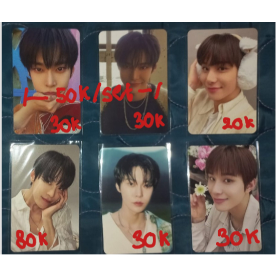 doyoung, jungwoo pc photocard nct 127 dojaejung