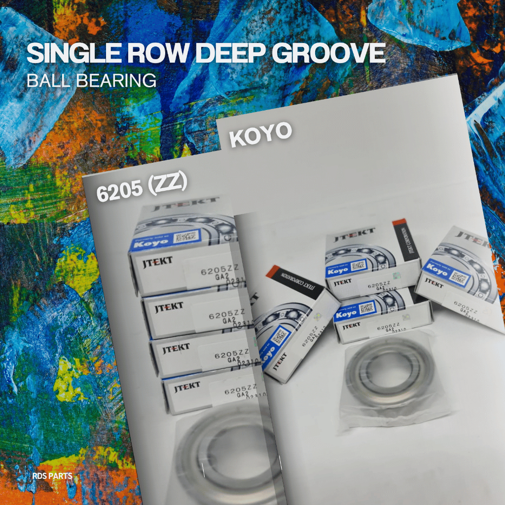 BEARING 6205 ZZ KOYO ORIGINAL JAPAN 6205ZZ