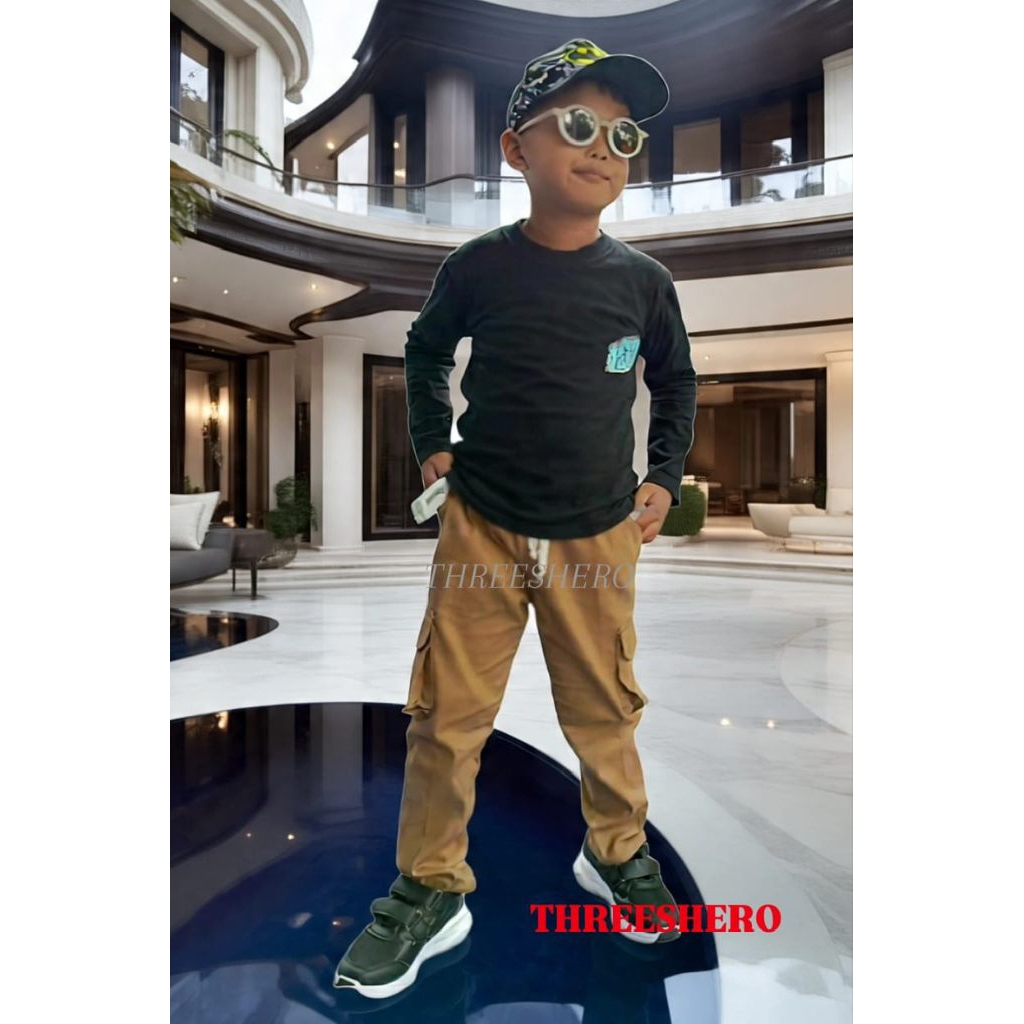 Celana Panjang Cargo Anak. Celana Chinos Panjang anak. Celana Panjang PDF anak.