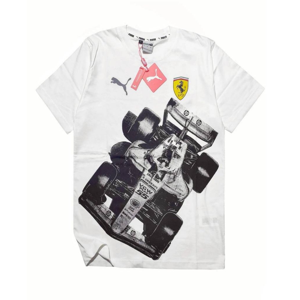 NEW ‼️ PUMA FERRARI T-Shirt Branded Premium Kaos Distro Lengan Pendek 100% Cotton Combed 24S Origina