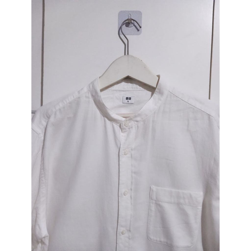 Kemeja Uniqlo Shanghai Size XL Like New Original Uniqlo