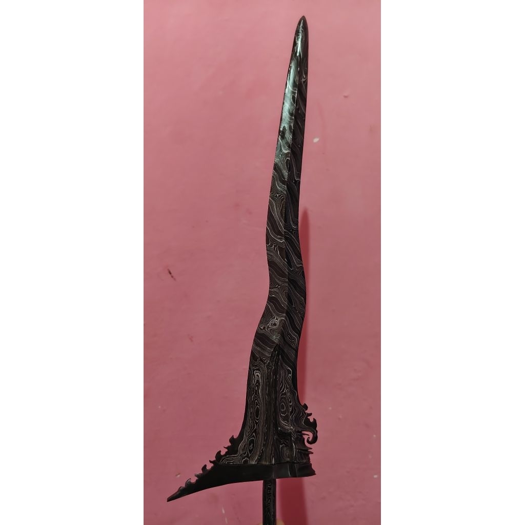 keris bali luk3 pamor buntelmayit murah 31cm