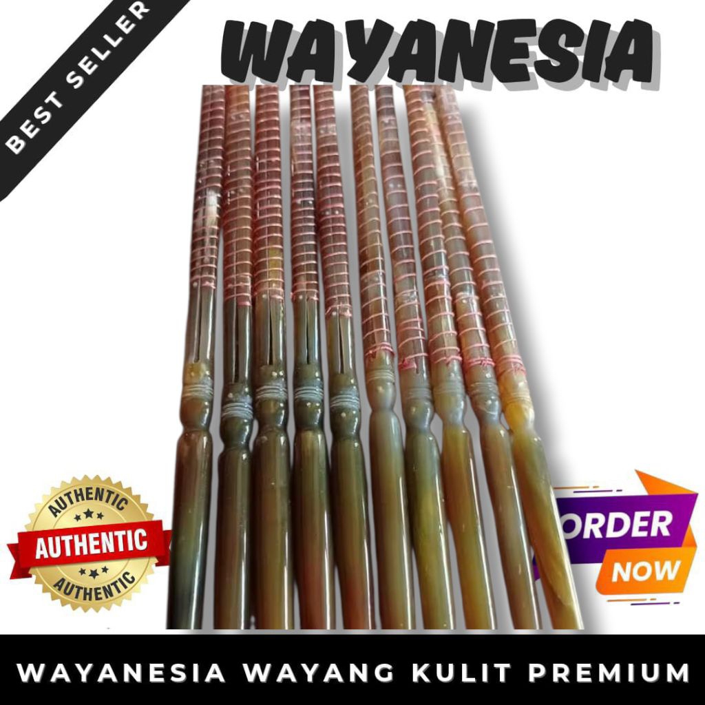 Gapit Wayang Kulit Ukuran Standar untuk Seni Tradisional - Bambangan