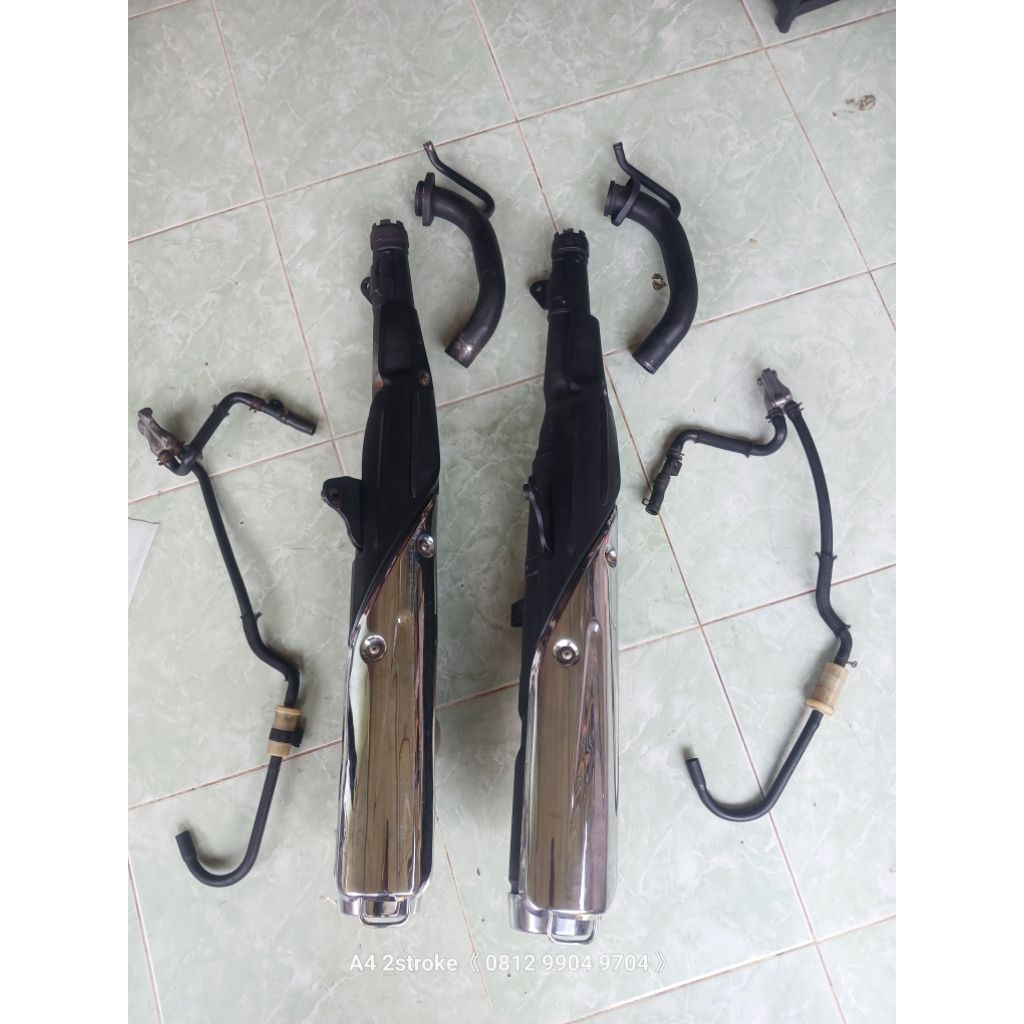 knalpot rx king peredam 2007 - 2009 original copotan