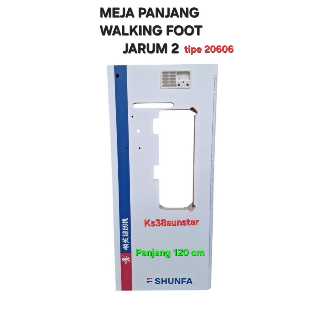 meja mesin jahit walking foot jarum2 import