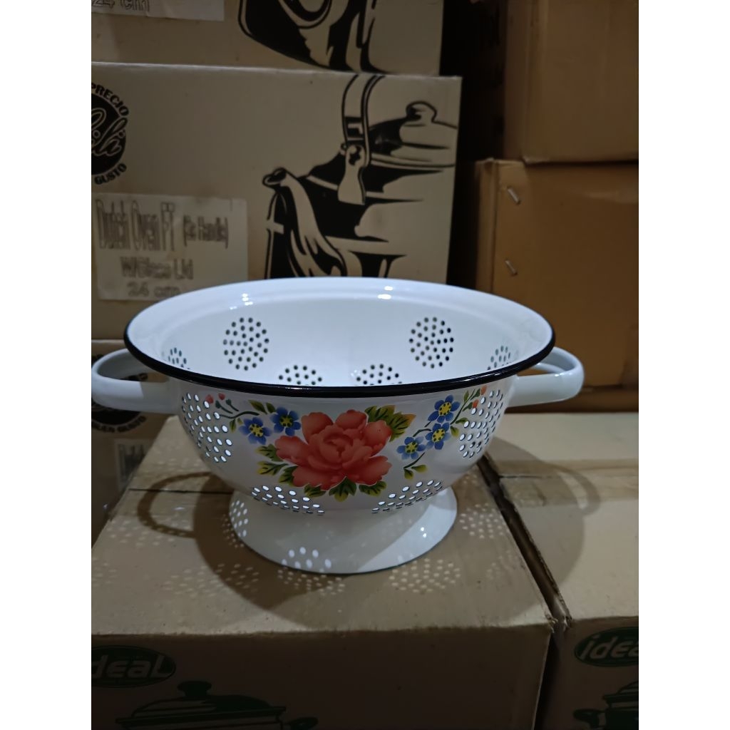 Wakul nasi Enamel tempat nasi UK 22cm